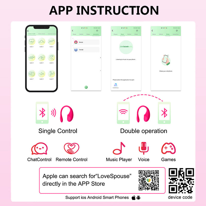 Vibrador con app SJ00021-C